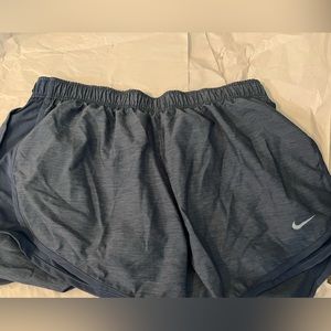 Nike Dri-Fit Temp Running Shorts - Blue - Size XL